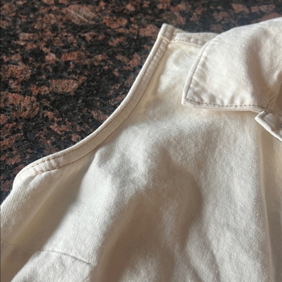 Levi's Cream Denim jumpsuit size small - Picture 6 of 7